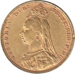 Foto de 1892-M AUSTRAIA SOBERANO VICTORIA