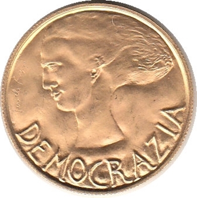 Foto de 1977 SAN MARINO 5 ESCUDOS DEMOCRACIA