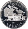 Foto de 1981 CANADA 1$  PROOF TREN