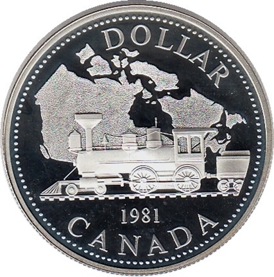Foto de 1981 CANADA 1$  PROOF TREN