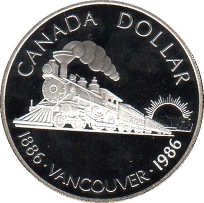 Foto de 1986 CANADA 1$ P PROOF VANCOUVER