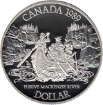 Foto de 1989 CANADA 1$ P PROOF MACKENZIE