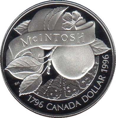 Foto de 1996 CANADA 1$ PROOF McINTOSH