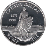 Foto de 1998 CANADA 1$ PROOF POLICIA MONTADA