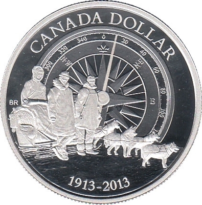 Foto de 2013 CANADA 1$ PROOF EXPEDICION ARTICO