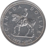 Foto de 1973 CANADA 1 DOLAR POLICIA MONTADA