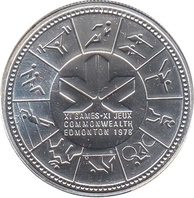 Foto de 1978 CANADA 1 dolar DEPORTES COMMONWEALTH