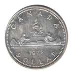 Foto de 1972 CANADA 1 DOLAR CANOA