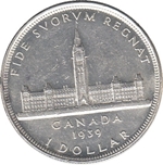 Foto de 1939 CANADA 1 Dólar  PARLAMENTO