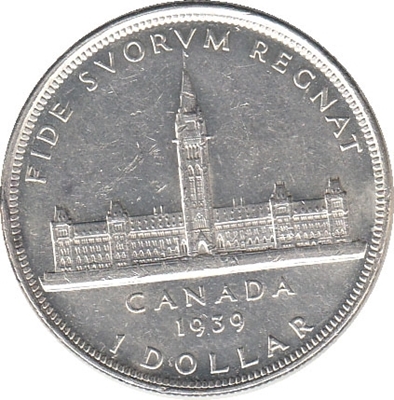 Foto de 1939 CANADA 1 Dólar  PARLAMENTO