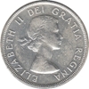 Foto de 1958 CANADA 1 Dólar TOTEM BRITISH COLUMBIA