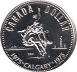 Foto de 1975 CANADA 1 DOLAR CALGARY
