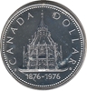 Foto de 1976 CANADA 1 DOLAR PARLAMENTO