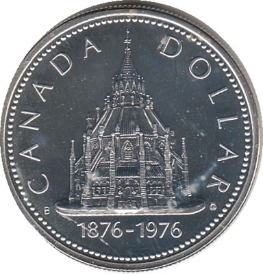 Foto de 1976 CANADA 1 DOLAR PARLAMENTO