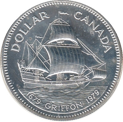 Foto de 1979 CANADA 1 Dólar GRIFFON
