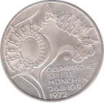 Foto de 1972 ALEMANIA 10 MARCOS MAPA