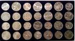 Foto de CANADA MONTREAL'76 SERIE COMPLETA 28 PIEZAS PLATA