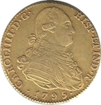 Foto de 1795 CARLOS IV 4 ESCUDOS MADRID MF