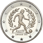Foto de 2026 ESLOVAQUIA 2 EUROS FUTBOL EUROCOPA 1976