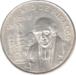 Foto de 1953 MEXICO 5 PESOS AÑO HIDALGO