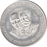 Foto de 1960 MEXICO 10 PESOS INDEPENDENCIA