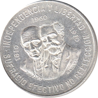 Foto de 1960 MEXICO 10 PESOS INDEPENDENCIA
