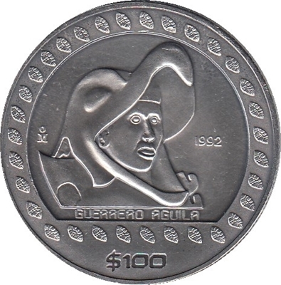 Foto de 1992 MEXICO 1 Oz. GUERRERO AGUILA
