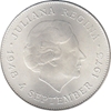Foto de 1973 HOLANDA 10 GULDENS 25 ANIV. DEL REINADO