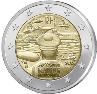 Foto de 2026 FRANCIA 2 EUROS ARMADA FRANCESA