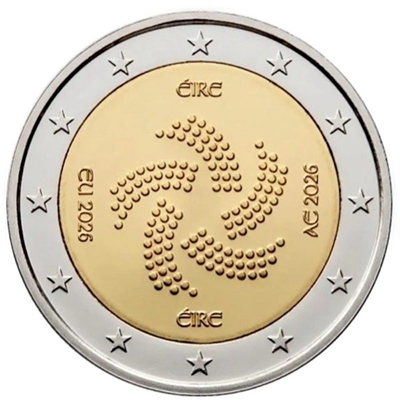 Foto de 2026 IRLANDA 2 EUROS PRESIDENCIA CJO U.E