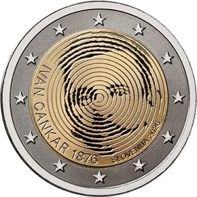 Foto de 2026 ESLOVENIA 2 EUROS IVAN CANKAR