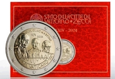 Foto de 2024 VATICANO 2 EUROS MARCONI