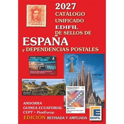 Foto de EDIFIL, CAT. SELLOS de ESPAÑA y DEPENDECIAS POSTALES Ed.2027