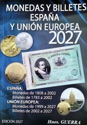Foto de GUERRA, CATALOGO MONEDAS y BILLETES Ed.2027