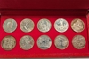 Foto de 1969 TUNEZ 1 DINAR Estuche 10 Piezas