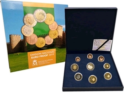 Foto de 2019 ESPAÑA EURO-SET PROOF 9 piezas