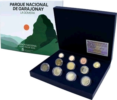 Foto de 2022 ESPAÑA EURO-SET PROOF 11 piezas