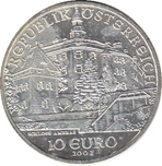 Foto de 2002 AUSTRIA 10 Euros PALACIO AMBRAS